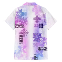 Hawaiian Quilt Family Matching Summer Maxi Dress and Hawaiian Shirt Vintage Pattern Galaxy LT05 - Polynesian Pride