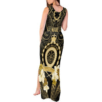 Niue Women's Day Tank Maxi Dress With Polynesian Pattern LT05 - Polynesian Pride