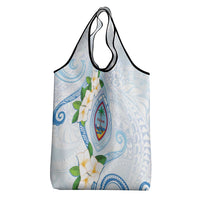 Guam Chamorro Grocery Bag Guasali Flowers Curves Style