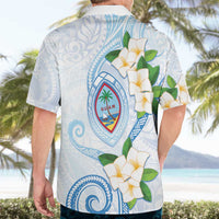 Guam Chamorro Hawaiian Shirt Guasali Flowers Curves Style