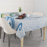 Guam Chamorro Tablecloth Guasali Flowers Curves Style LT05 - Polynesian Pride