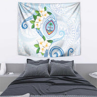 Guam Chamorro Tapestry Guasali Flowers Curves Style