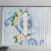 Guam Chamorro Window Curtain Guasali Flowers Curves Style