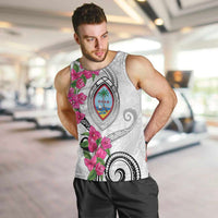 Guam Chamorro Men Tank Top Curves Polynesian Tattoo Mix Bougainvillea