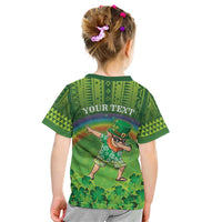 Personalised Hawaii Saint Patrick's Day Kid T Shirt Let's Get Fit Shaced LT05 - Polynesian Pride