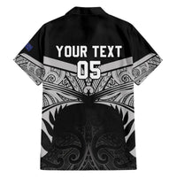 Custom New Zealand Cricket Hawaiian Shirt Go Champions World Cup 2024 With Maori Pattern LT05 - Polynesian Pride