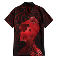 Aotearoa Mana Wahine Family Matching Off The Shoulder Long Sleeve Dress and Hawaiian Shirt The Spiritual Power Of Women LT05 - Polynesian Pride