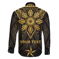 Personalised Philippines Independence Day Family Matching Puletasi and Hawaiian Shirt Filipinos Sun Star Tribal