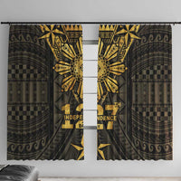 Philippines Independence Day Window Curtain Filipinos Sun Star Tribal