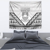 Kiribati Gospel Day Tapestry Coat Of Arms Polynesian Pattern