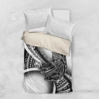 Solomon Islands Nguzunguzu Bedding Set Polynesian Tribal Pattern