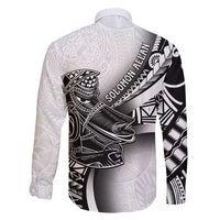 Solomon Islands Nguzunguzu Family Matching Puletasi and Hawaiian Shirt Polynesian Tribal Pattern