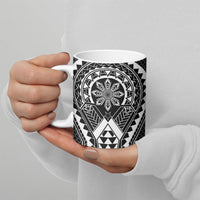 Philippines Batok Tribal Inspired Tattoo Black Ceramic Mug LT05 - Polynesian Pride