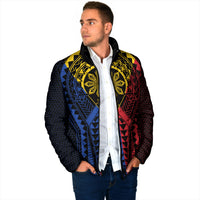 Philippines Batok Tribal Inspired Tattoo Padded Jacket LT05 - Polynesian Pride