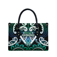 Aotearoa Ngati Ranginui Leather Bag Maori Tribal Pattern LT05 - Polynesian Pride