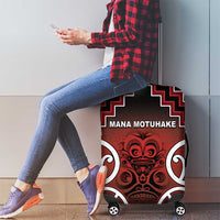 Aotearoa Mana Motuhake Luggage Cover Poutama With Maori Pattern - Polynesian Pride