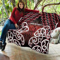 Aotearoa Mana Motuhake Quilt Poutama With Maori Pattern - Polynesian Pride