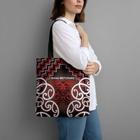 Aotearoa Mana Motuhake Tote Bag Poutama With Maori Pattern - Polynesian Pride