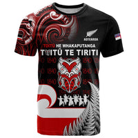 Aotearoa Toitu He Whakaputanga T Shirt Toitu Te Tiriti O Waitangi