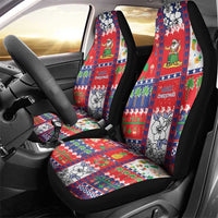 Wallis And Futuna Christmas Car Seat Cover Festive Beach Vibes - Polynesian Pride