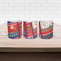 Wallis And Futuna Christmas Ceramic Mug Festive Beach Vibes - Polynesian Pride