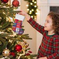 Wallis And Futuna Christmas Stocking Festive Beach Vibes - Polynesian Pride