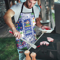 Northern Mariana Islands Christmas Apron Festive Beach Vibes - Polynesian Pride