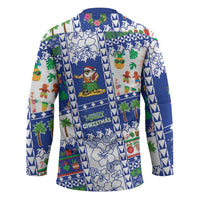 Northern Mariana Islands Christmas Hockey Jersey Festive Beach Vibes - Polynesian Pride