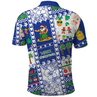 Northern Mariana Islands Christmas Polo Shirt Festive Beach Vibes - Polynesian Pride