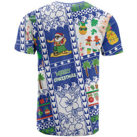 Northern Mariana Islands Christmas T Shirt Festive Beach Vibes - Polynesian Pride