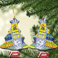 New Caledonia Christmas Ceramic Ornament Festive Beach Vibes - Polynesian Pride