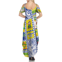 New Caledonia Christmas Family Matching Summer Maxi Dress and Hawaiian Shirt Festive Beach Vibes LT05 - Polynesian Pride