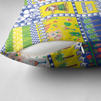 New Caledonia Christmas Pillow Cover Festive Beach Vibes - Polynesian Pride