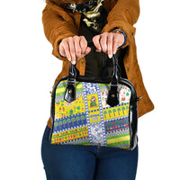 New Caledonia Christmas Shoulder Handbag Festive Beach Vibes - Polynesian Pride
