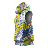 New Caledonia Christmas Sleeveless Hoodie Festive Beach Vibes - Polynesian Pride