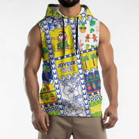 New Caledonia Christmas Sleeveless Hoodie Festive Beach Vibes - Polynesian Pride