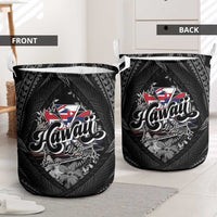 Hawaii November 28th Laundry Basket Kanaka Maoli Tribal Pattern - Polynesian Pride