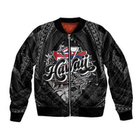 Hawaii November 28th Bomber Jacket Kanaka Maoli Tribal Pattern - Polynesian Pride