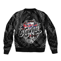 Hawaii November 28th Bomber Jacket Kanaka Maoli Tribal Pattern - Polynesian Pride