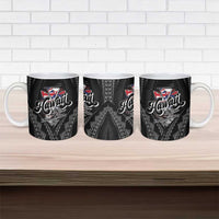 Hawaii November 28th Ceramic Mug Kanaka Maoli Tribal Pattern - Polynesian Pride