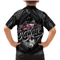 Hawaii November 28th Family Matching Mermaid Dress and Hawaiian Shirt Kanaka Maoli Tribal Pattern LT05 - Polynesian Pride
