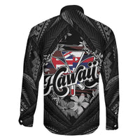 Hawaii November 28th Family Matching Off The Shoulder Long Sleeve Dress and Hawaiian Shirt Kanaka Maoli Tribal Pattern LT05 - Polynesian Pride
