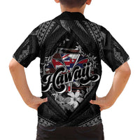 Hawaii November 28th Family Matching Summer Maxi Dress and Hawaiian Shirt Kanaka Maoli Tribal Pattern LT05 - Polynesian Pride