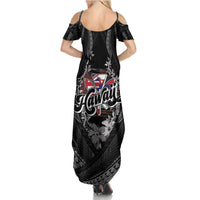 Hawaii November 28th Family Matching Summer Maxi Dress and Hawaiian Shirt Kanaka Maoli Tribal Pattern LT05 - Polynesian Pride
