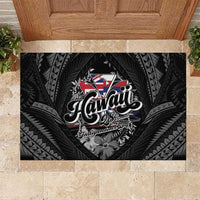 Hawaii November 28th Rubber Doormat Kanaka Maoli Tribal Pattern - Polynesian Pride