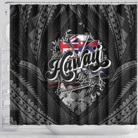 Hawaii November 28th Shower Curtain Kanaka Maoli Tribal Pattern - Polynesian Pride