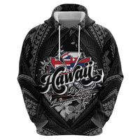 Hawaii November 28th Zip Hoodie Kanaka Maoli Tribal Pattern - Polynesian Pride