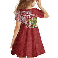 Puerto Rico Coqui Frog Family Matching Tank Maxi Dress and Hawaiian Shirt Tropical Flowers Polynesian Style LT05 - Polynesian Pride