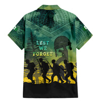 Norfolk Island ANZAC Day Family Matching Mermaid Dress and Hawaiian Shirt Lest We Forget LT05 - Polynesian Pride