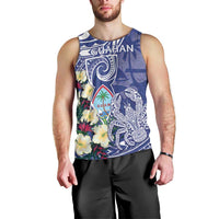 Personalised Hafa Adai Guam Men Tank Top Latte Stone With Coconut Crab